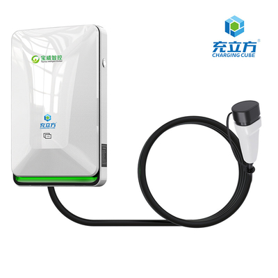 Хорошая цена. RUIVANDA EV Wallbox зарядная станция тип 2 32a 3 фаза 7kw 22kw онлайн
