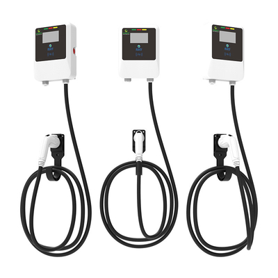 220V/7KW/32A Белый настенный / пост-типовый зарядный стол для электромобилей Зарядный стол для электромобилей