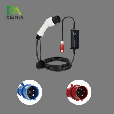 Подвижное зарядное устройство для электромобилей Mckee EV 3 фазы Type 2 Car Charging Connector