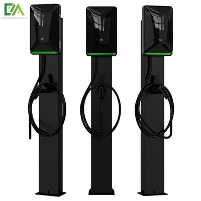 220V 380V 7kW 11KW 22KW Черная колонка тип переменного тока зарядная куча для бытовых электромобилей
