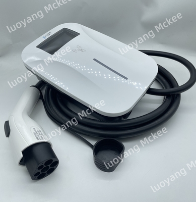 Хорошая цена. Оптовая продажа Новая EV зарядная станция 7KW 11KW 22KW 16A 32A EVSE Wallbox Тип 2 3-фазный переменный зарядное устройство для автомобилей Электромобили онлайн