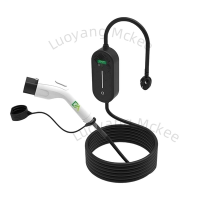 EV портативный зарядное устройство для электромобилей типа 2 кабель зарядки 16A 5M 3.68kw кабель зарядки для электромобилей регулируемый зарядное устройство для электромобилей с экраном