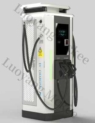 Хорошая цена. DC 120кВт CCS2 Двухпушечная станция для зарядки электромобилей На полу установлена функция RFID 400В Входное напряжение IP54 Класс Chademo доступен онлайн