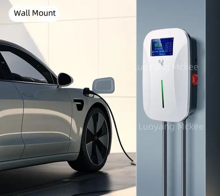 Хорошая цена. 7KW/11KW/22KW IP65 Устойчивое к погодным условиям AC EV зарядное устройство с 4,3-дюймовым цветовым дисплеем онлайн