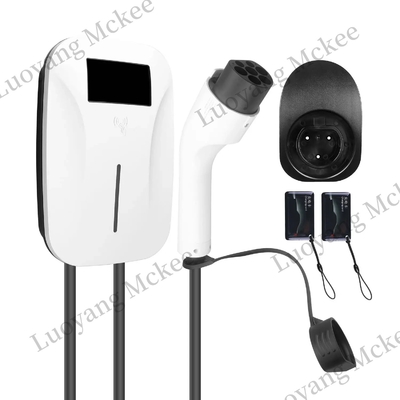 Новое устройство OCPP APP Control Прошедшее сертификат CE 230V/380V 32A 7KW 11KW 22KW Type 2 AC EV зарядное устройство с функцией DLB