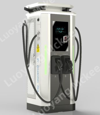 Хорошая цена. Интегрированный Dual-Gun DC EV Fast Charger с входом AC380V OCPP1.6J и 10,1-дюймовым сенсорным экраном онлайн