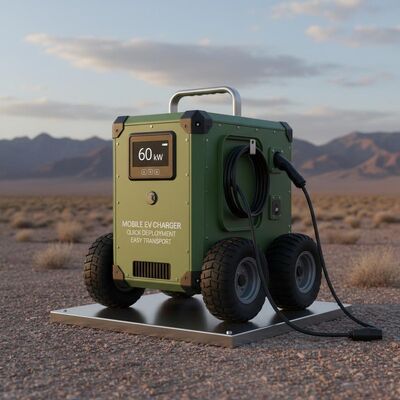 Хорошая цена. Мобильное зарядное устройство для электромобилей мощностью 60 кВт с защитой IP54 и мощностью 26 кВтч для аварийной зарядки портативных электромобилей онлайн