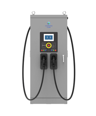 60 кВт Малой серии снега DC EV зарядное устройство IP54 Воздушное охлаждение OCPP1.6J 7-дюймовый сенсорный экран Станция быстрой зарядки для автомобильной парковки на шоссе Приложения для коммерческого флота