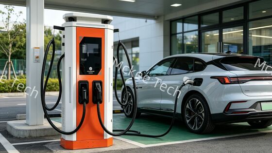 IP54 Защищенная воздушно-охлаждаемая 160KW White Dew Series DC EV быстрая зарядка OCPP1.6J с 10-дюймовой сенсорной зарядной станцией для тяжелых промышленных грузовиков Коммерческий флот