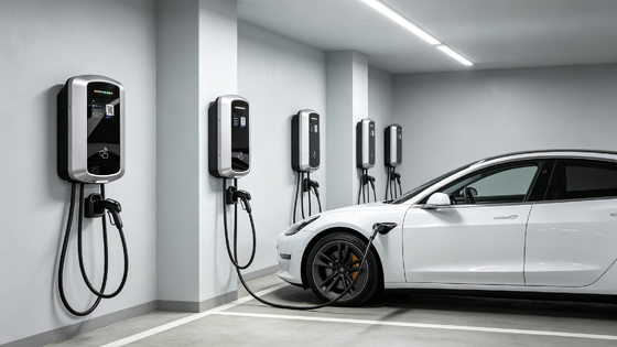 Хорошая цена. Умная зарядная станция для электромобилей Smart J8 Type2 AC, настенного или колонного типа, 22 кВт, 32 А, 380 В, IP54, ЖК-дисплей 5,64 дюйма, подходит для жилого и коммерческого использования Онлайн