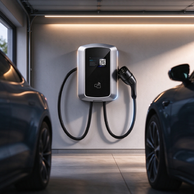 Хорошая цена. 9,6 кВт Тип 1 Зарядное устройство переменного тока EV Коммерческая зарядная станция для флота Защита от утечки заземления Онлайн